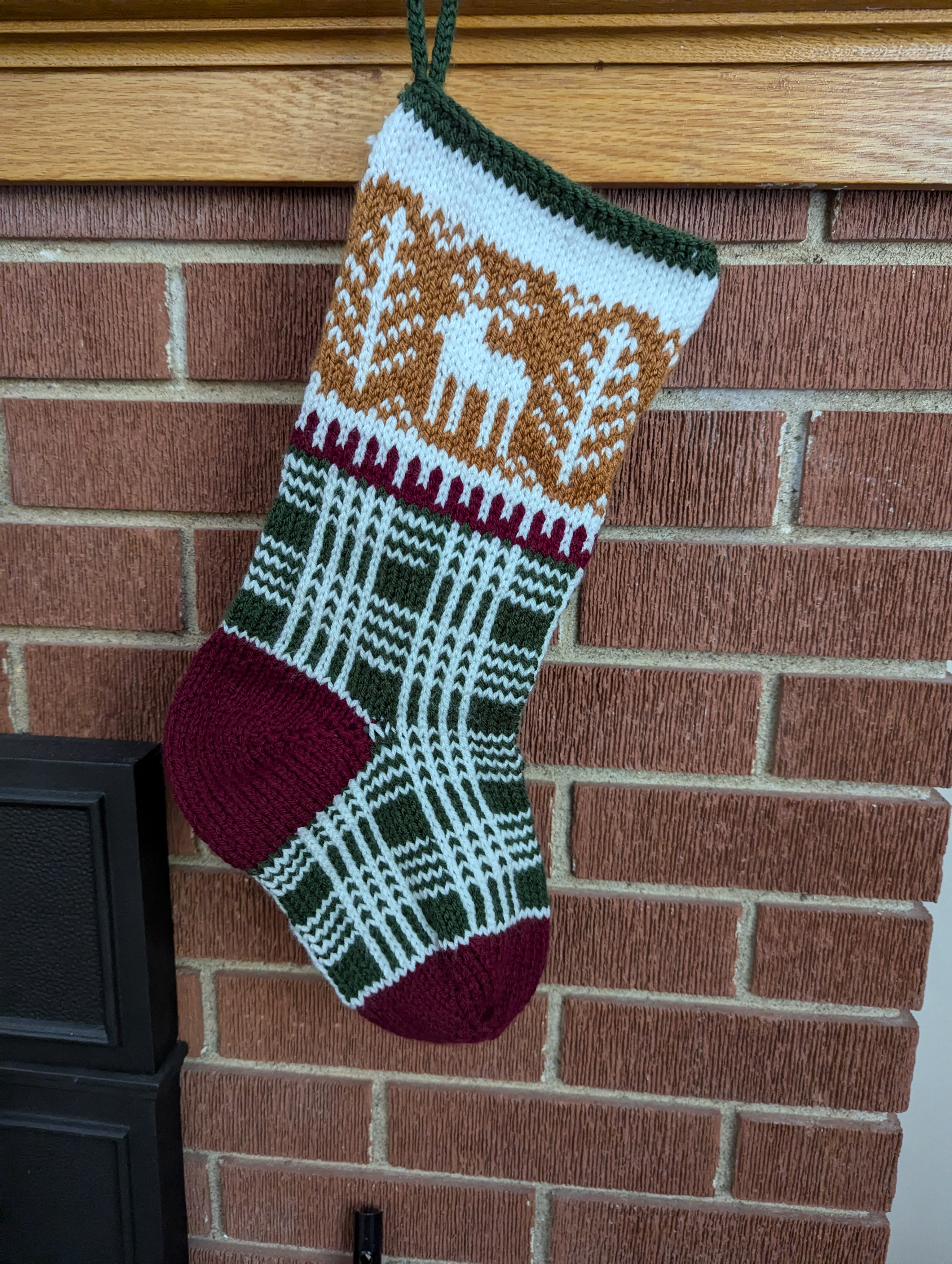 Fair Isle Stocking